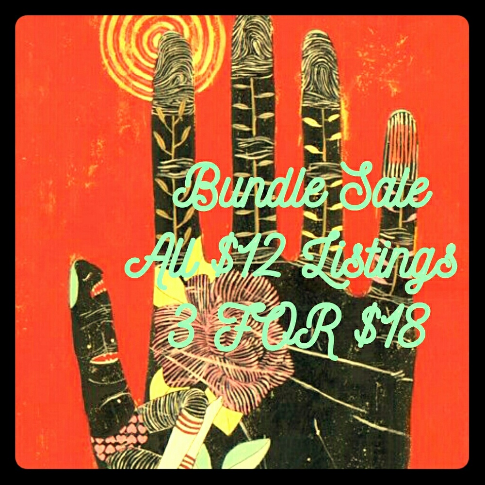 !BUNDLE SALE! 3FOR$18!